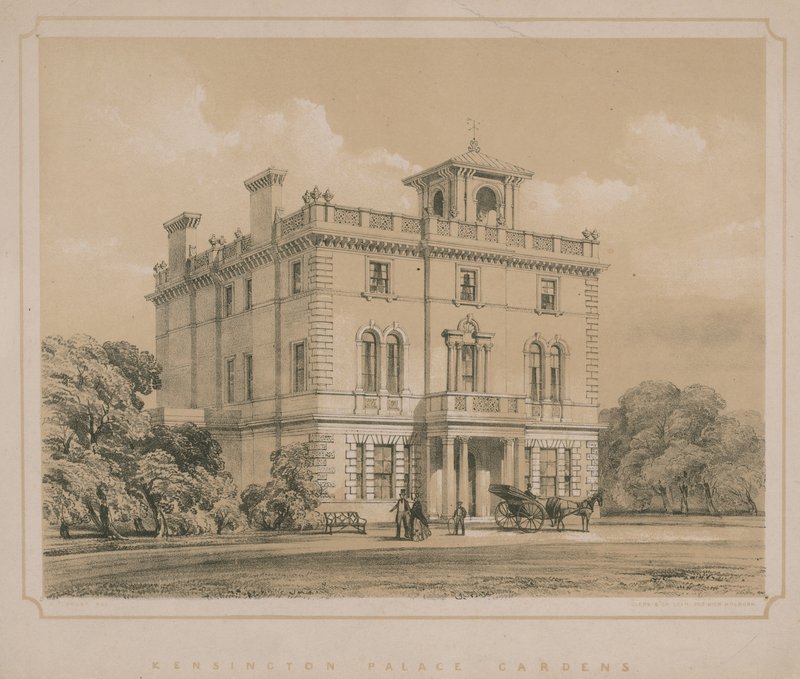 Giardini di Kensington Palace da Edwin Thomas Dolby