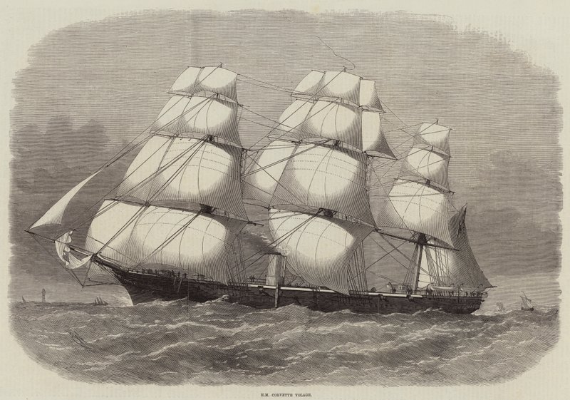 HM Corvette Volage da Edwin Weedon