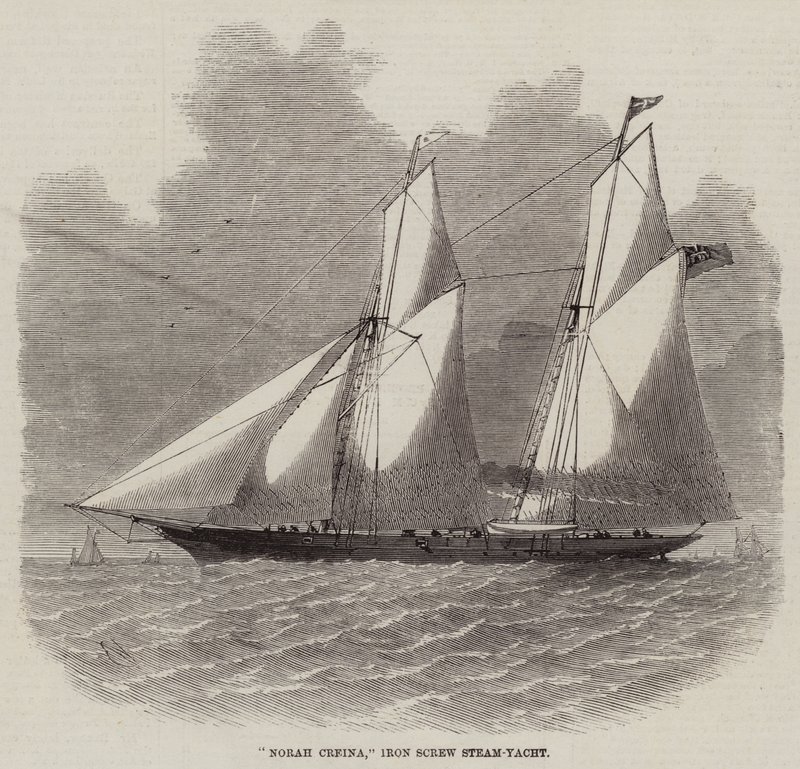 Norah Creina, Yacht a vapore a vite di ferro da Edwin Weedon