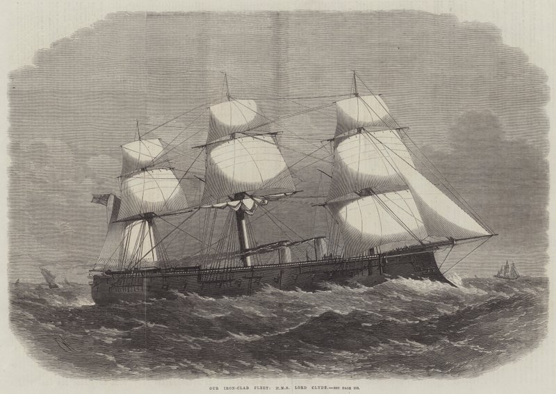 La nostra flotta corazzata, HMS Lord Clyde da Edwin Weedon