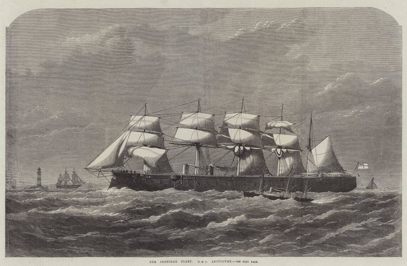 La nostra flotta corazzata, HMS Agincourt da Edwin Weedon