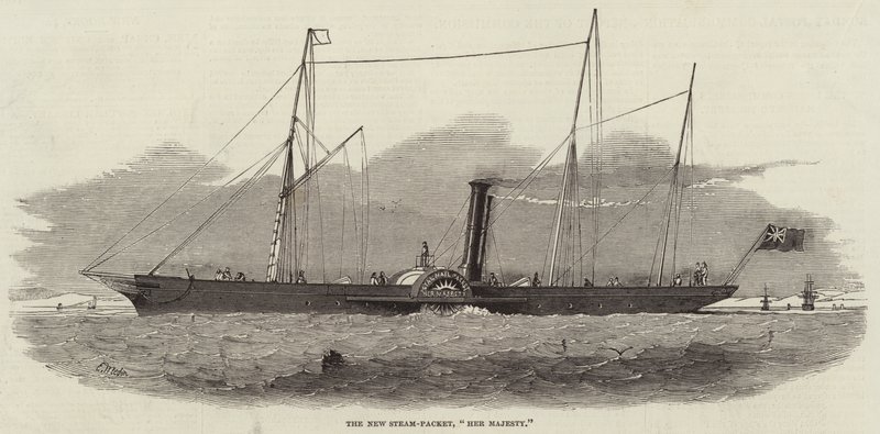 Il nuovo piroscafo, Sua Maestà da Edwin Weedon