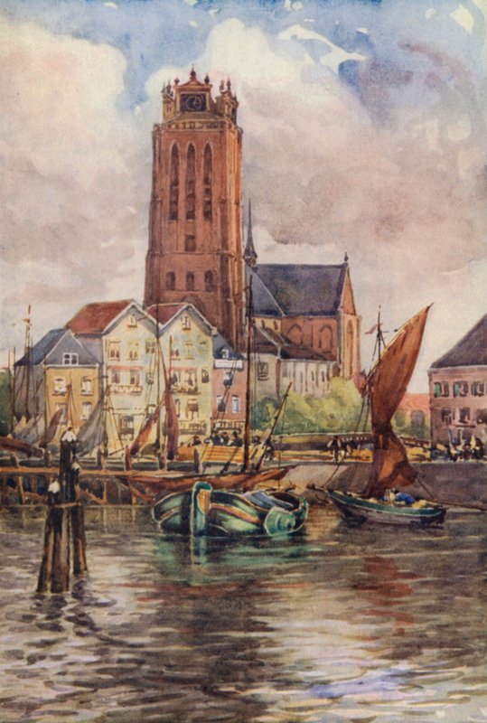 Il Reno: La Groote Kerk, Dordrecht da Effie Jardine