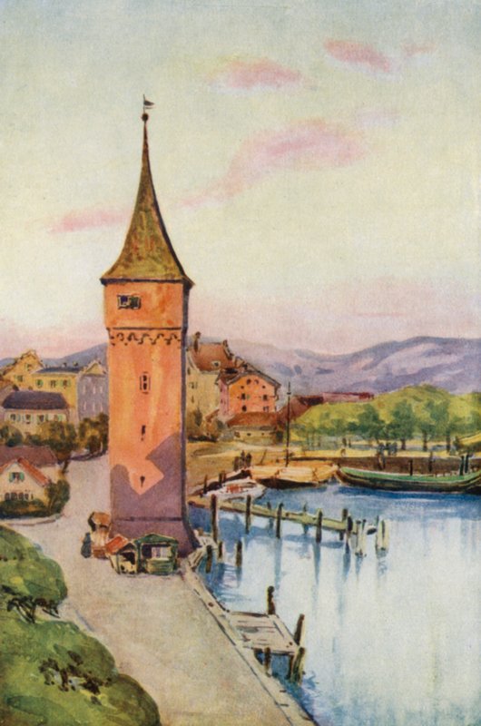Il Reno: La Torre di Lindau sul Lago di Costanza da Effie Jardine