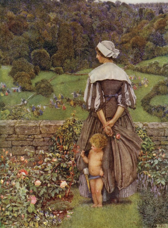 Un clamore dietro Cupido da Eleanor Fortescue Brickdale