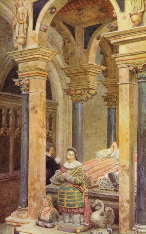 E non pensare allo spazio ristretto Tra una culla e una tomba da Eleanor Fortescue Brickdale