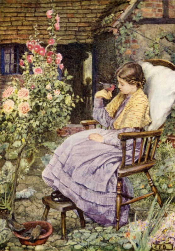 Ma cosa sono le voci degli uccelli... se non parole, le nostre parole? da Eleanor Fortescue Brickdale