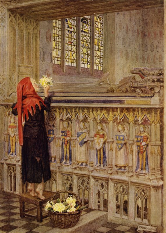 Solo le azioni dei giusti, profumano dolcemente e fioriscono nella loro polvere da Eleanor Fortescue Brickdale