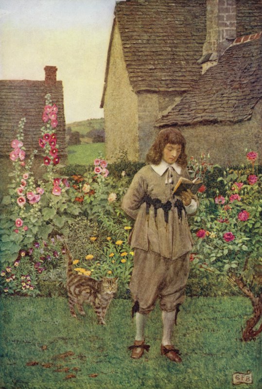 Orgoglio e Ambizione qui appaiono solo in metafore lontane; qui nulla può essere dannoso tranne i venti da Eleanor Fortescue Brickdale