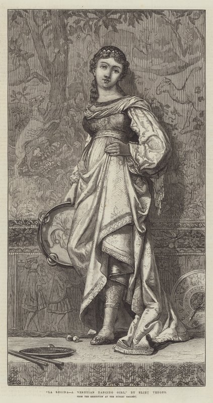 La Regina, una Ballerina Veneziana da Elihu Vedder