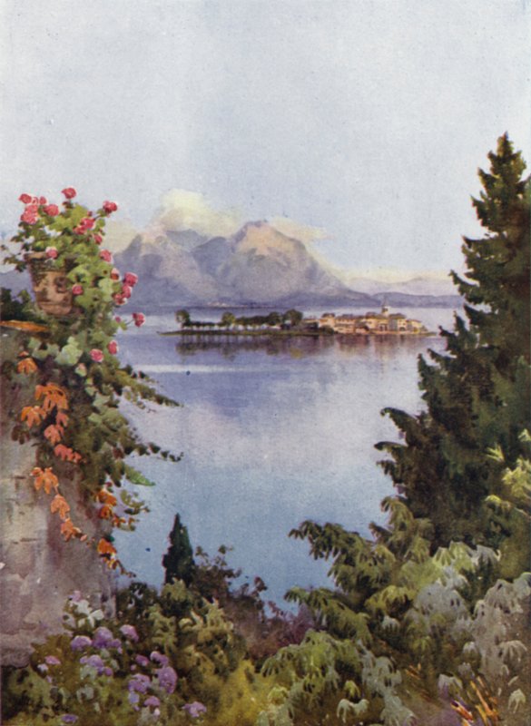 Un giardino a Baveno, Lago Maggiore da Ella Du Cane