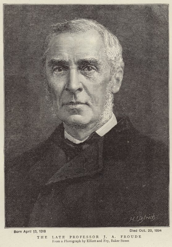 Il defunto Professor James Anthony Froude da Elliott und Fry Studio