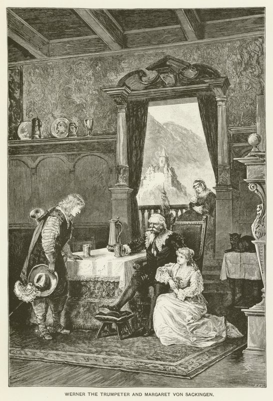 Werner il trombettiere e Margaret von Sackingen da Emil Limmer