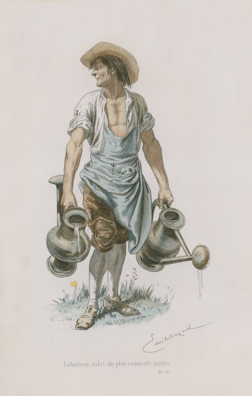 Epistola XI, Al mio giardiniere, 1695 da Emile Antoine Bayard