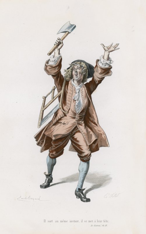 Le Lutrin, Ch II da Emile Antoine Bayard