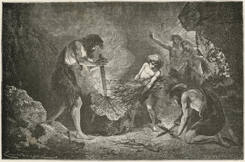 La conquista del fuoco da Emile Antoine Bayard