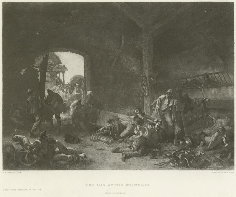 Il giorno dopo Waterloo da Emile Antoine Bayard