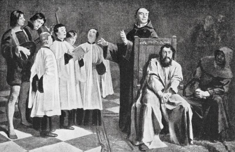 La follia di Hugo van der Goes da Emile Charles Wauters