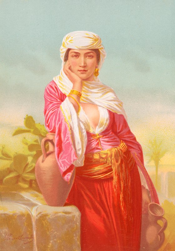 La donna di Samaria da Emile Jean Horace Vernet