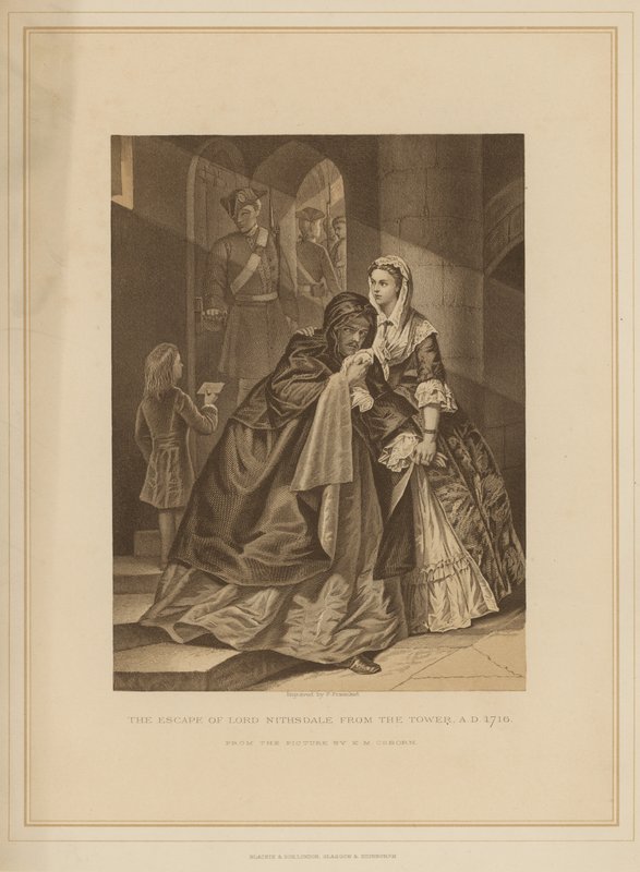La fuga di Lord Nithsdale dalla Torre di Londra da Emily Mary Osborn