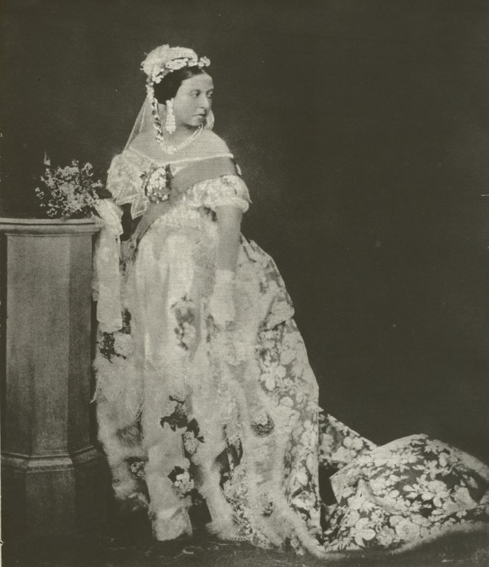 Regina Vittoria, fotografia antica, metà degli anni 1850 da English Photographer