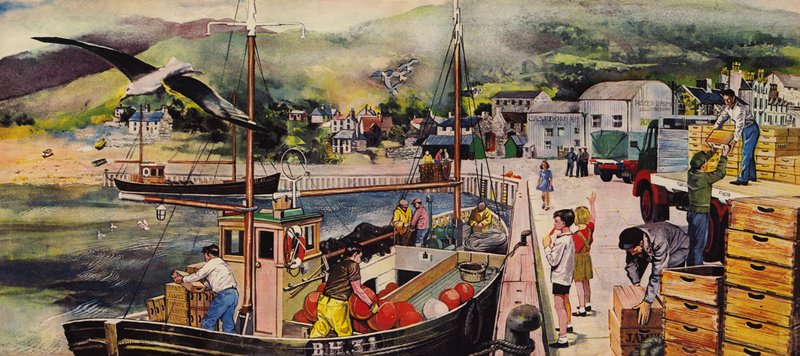 Un villaggio di pescatori in Scozia da English School