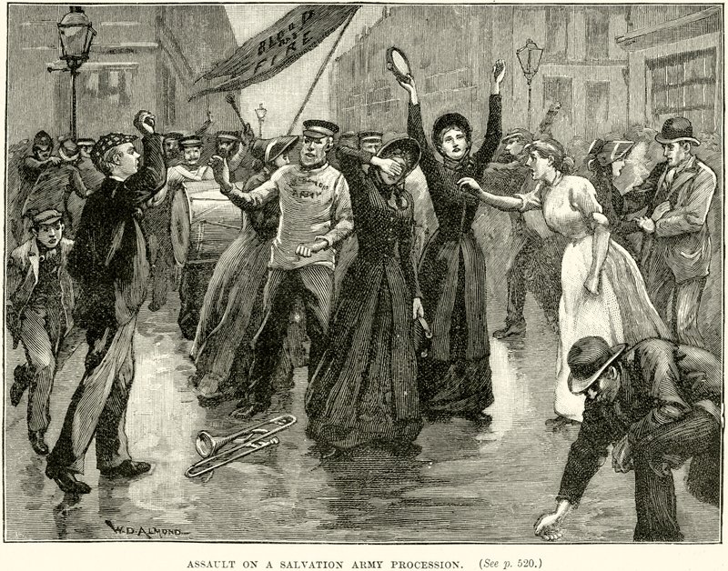 Assalto a una processione dell
