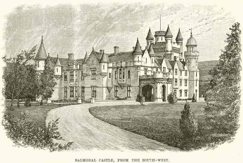 Castello di Balmoral, da Sud-Ovest da English School