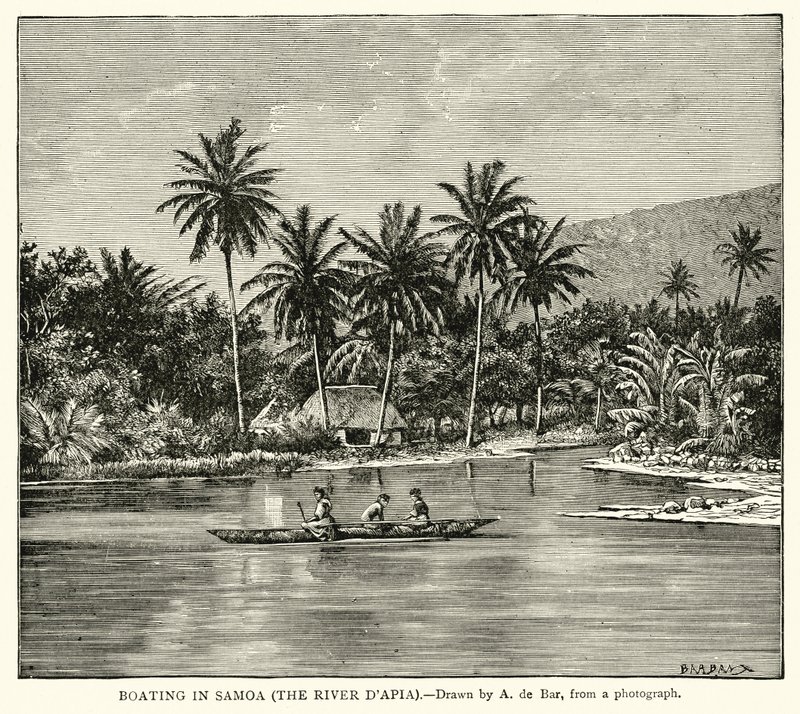 Navigazione a Samoa (Il fiume D