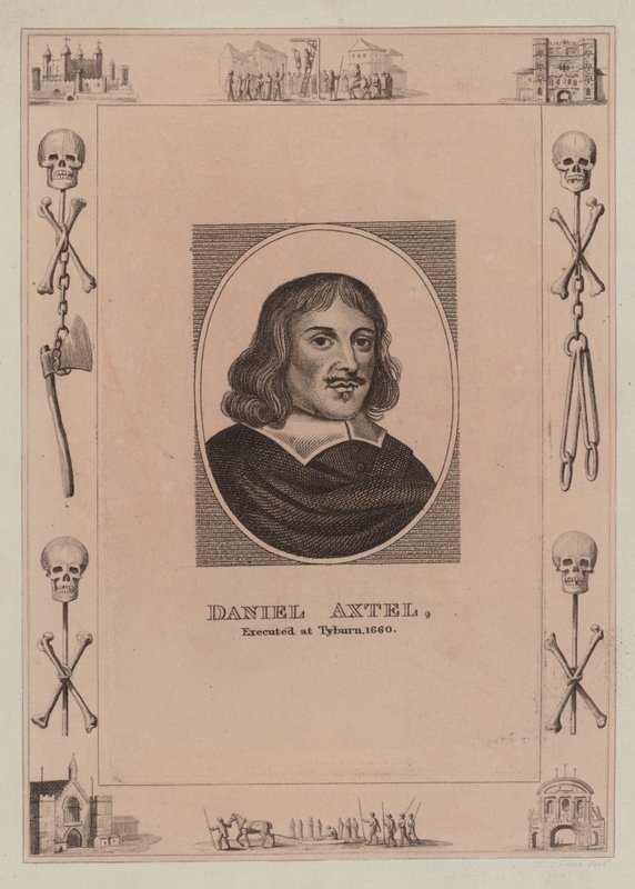 Daniel Axtel, giustiziato a Tyburn, 1660 da English School