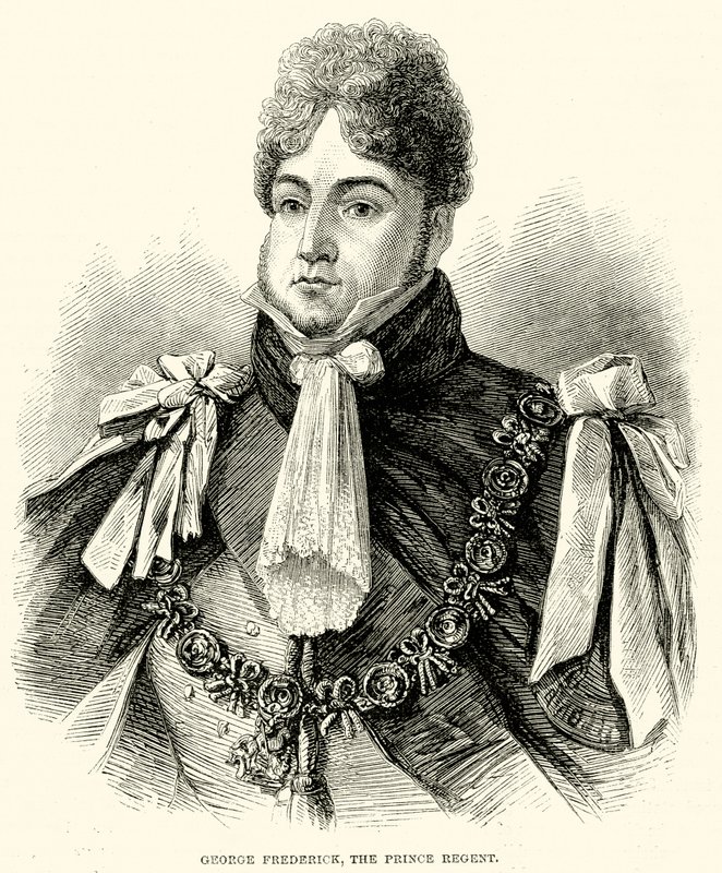George Frederick, il Principe Reggente da English School