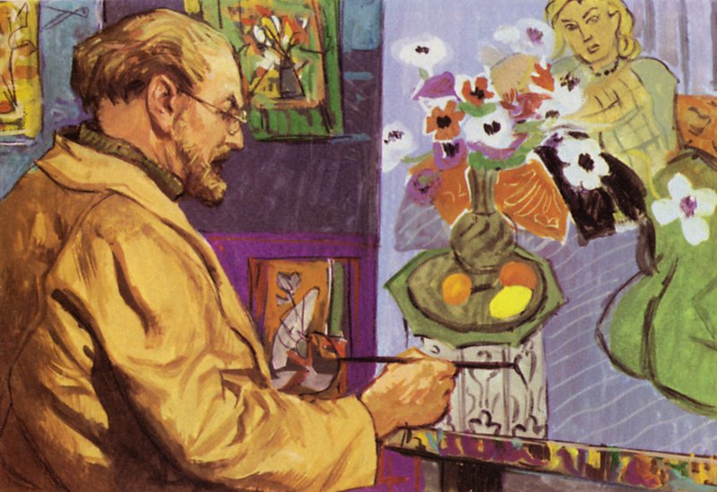 Henri Matisse che dipinge da English School