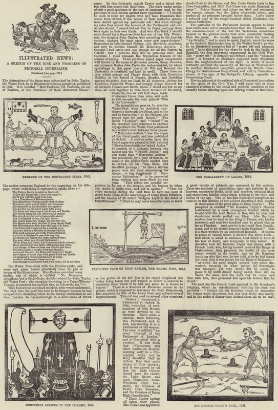 Notizie illustrate, uno schizzo dell
