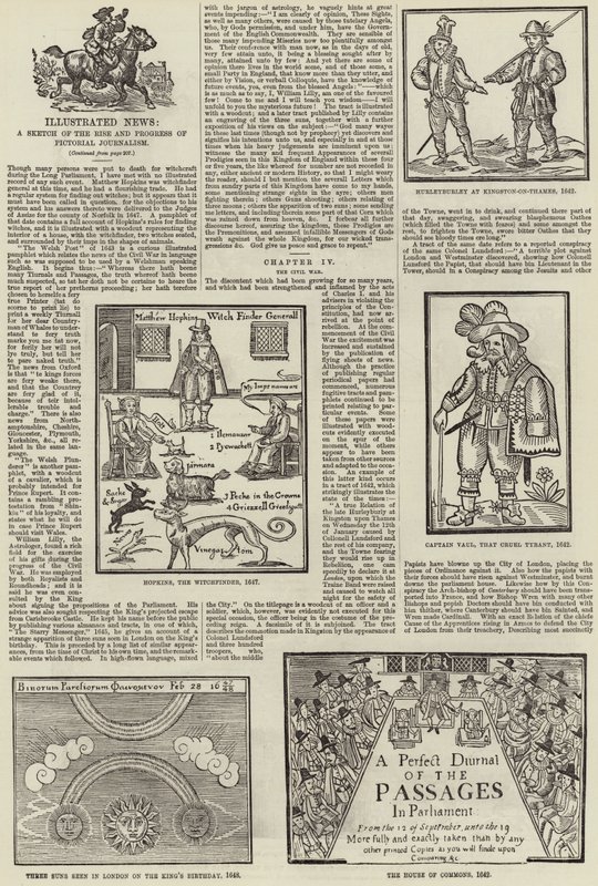 Notizie illustrate, uno schizzo dell