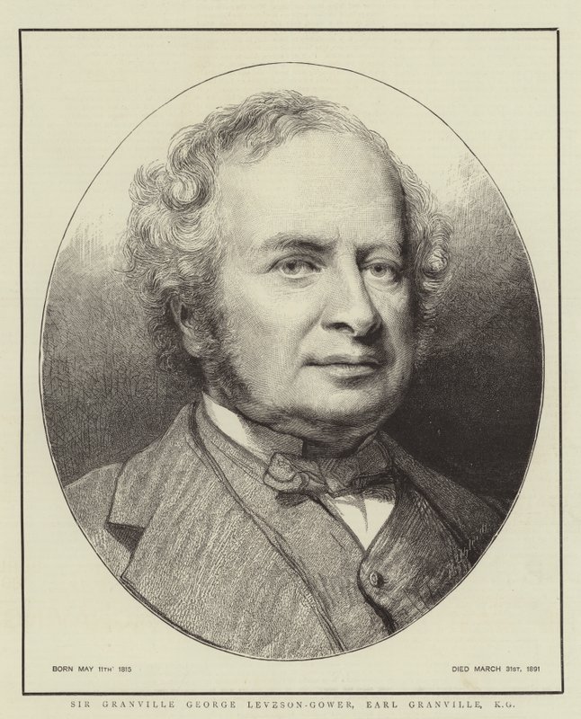 Sir Granville George Leveson-Gower, Conte Granville, KG da English School