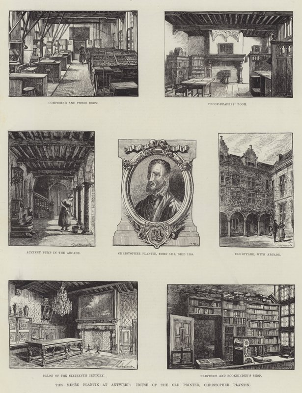 Il Museo Plantin ad Anversa, Casa del Vecchio Stampatore, Christopher Plantin da English School
