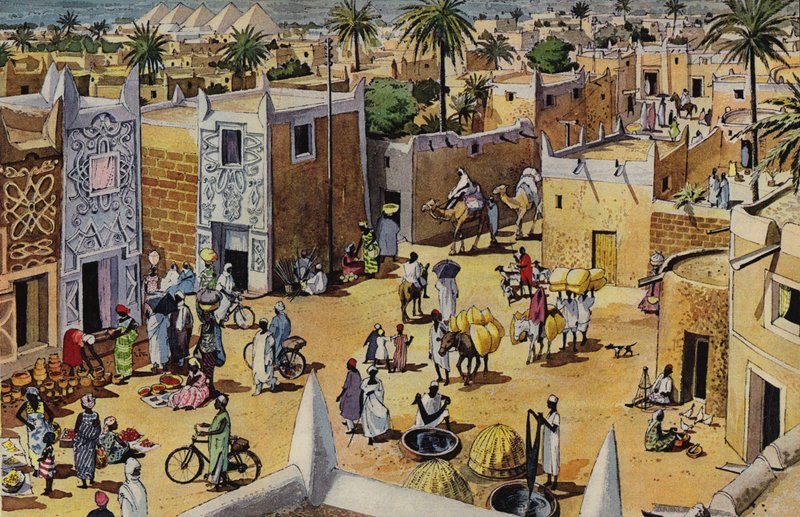 La vecchia e famosa città di Kano in Nigeria da English School