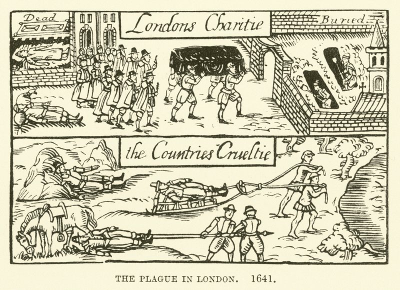 La peste a Londra, 1641 da English School