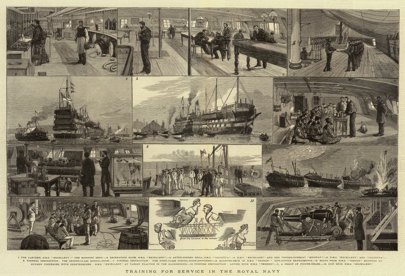 Addestramento per il servizio nella Royal Navy da English School