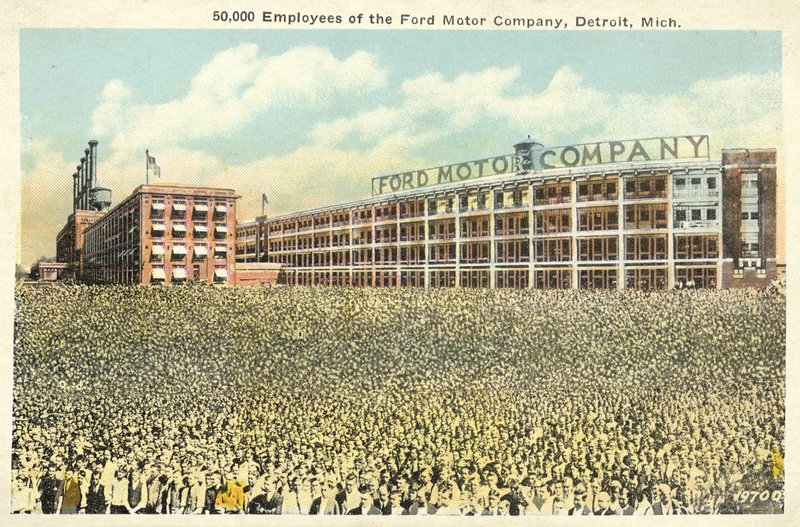 50.000 dipendenti della Ford Motor Company, Detroit, Michigan da English Photographer