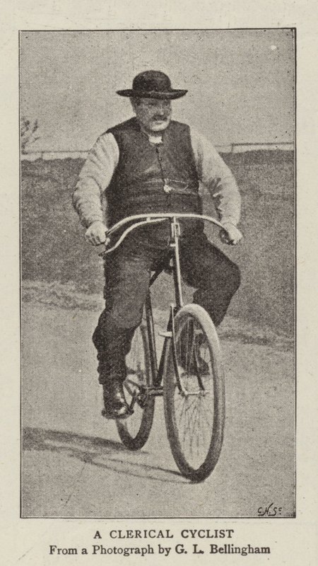 Un Ciclista Clericale da English Photographer