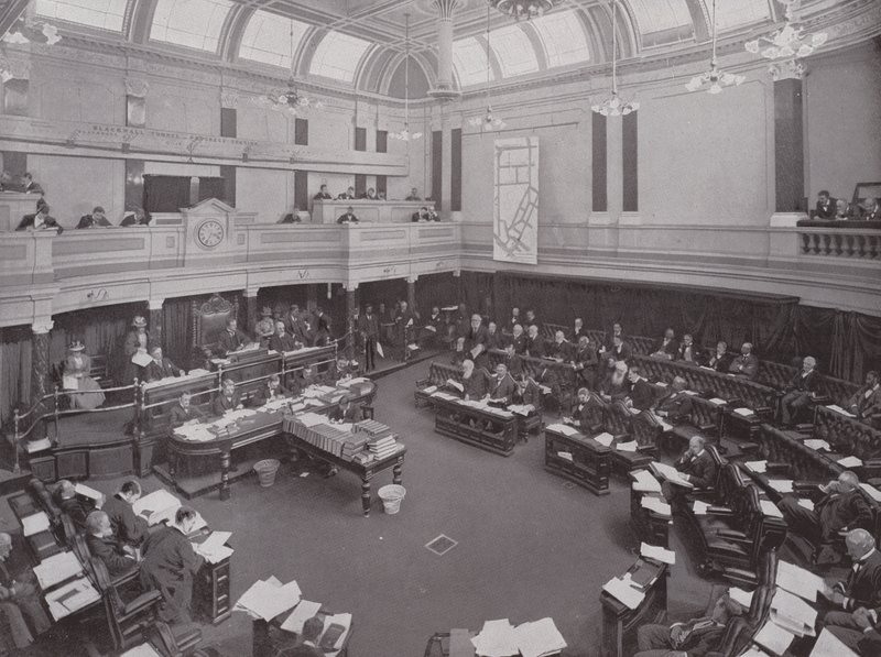 Una Riunione del Consiglio della Contea di Londra da English Photographer