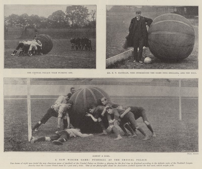Un nuovo gioco invernale, Pushball al Crystal Palace da English Photographer