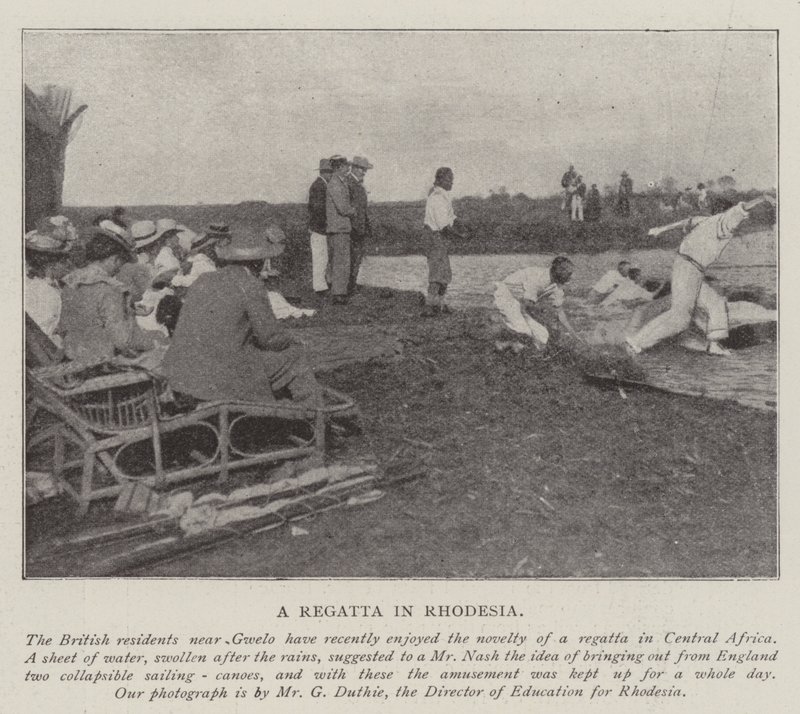 Una regata in Rhodesia da English Photographer