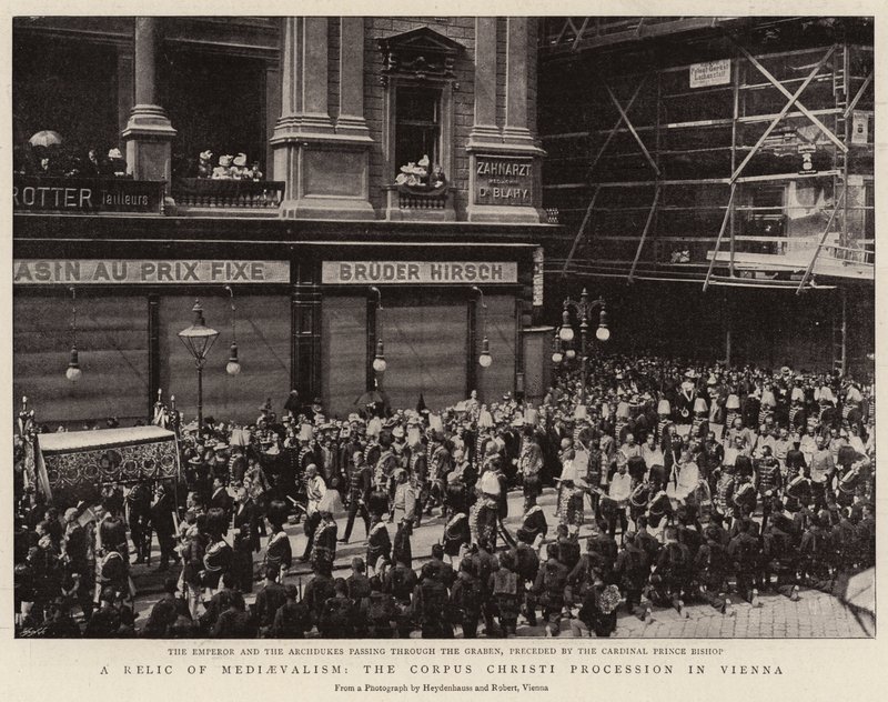 Una reliquia del medioevo, la processione del Corpus Domini a Vienna da English Photographer
