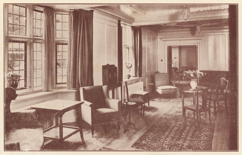 Una sala comune a Crosby Hall, Cheyne Walk da English Photographer
