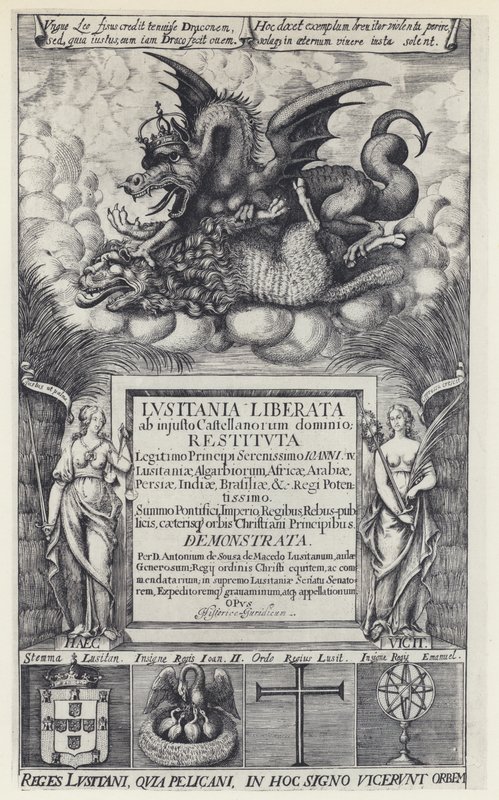 A de Sousa de Macedo, Lusitania liberata, R Heron 1645 da English Photographer