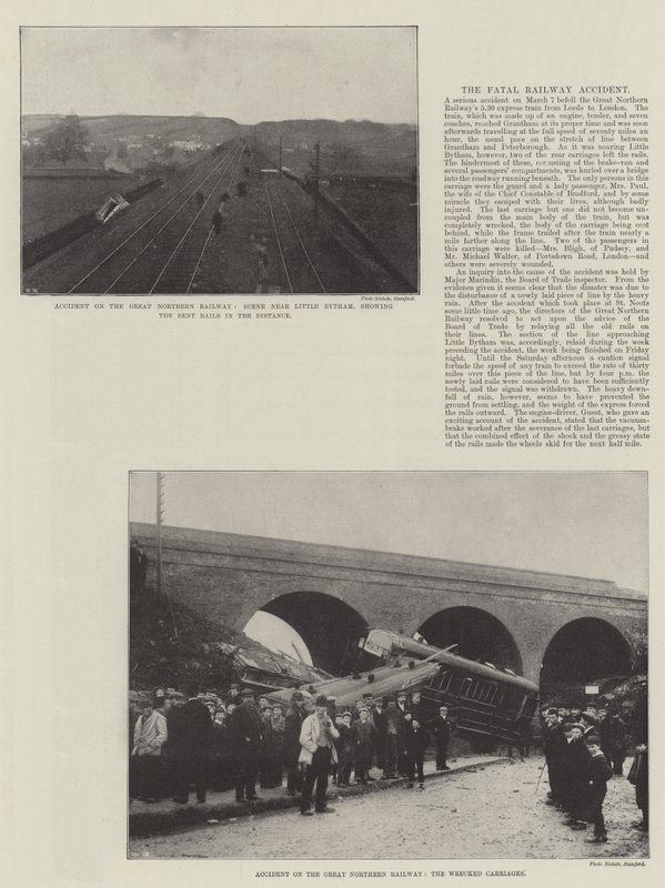 Incidente sulla Great Northern Railway da English Photographer
