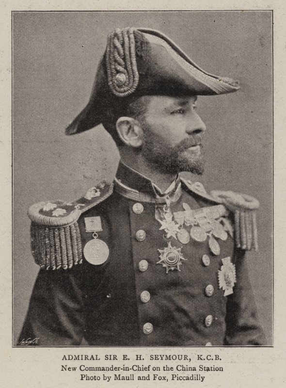 Ammiraglio Sir E H Seymour, KCB da English Photographer