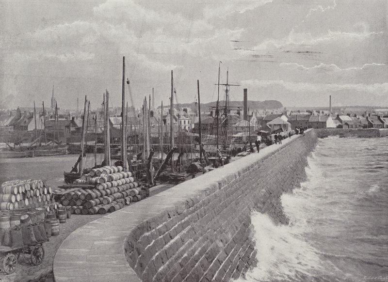 Arbroath, Il Muro di Protezione da English Photographer